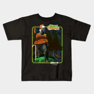 Godzilla christmas Kids T-Shirt